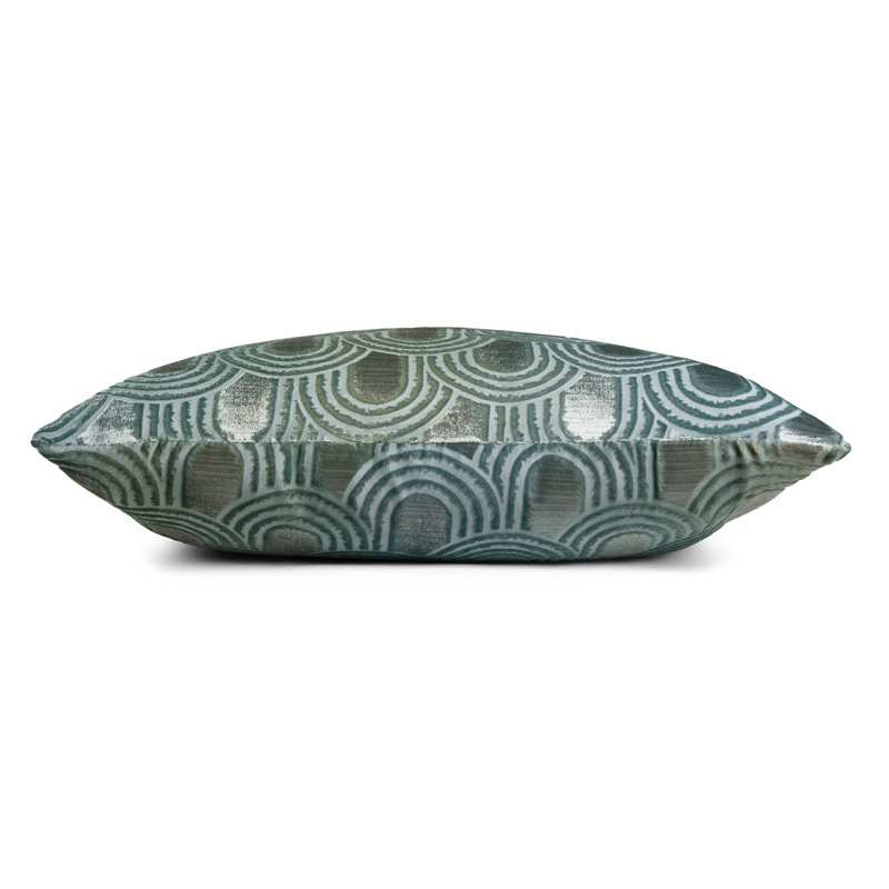 Endless Velvet Pillow Cover & Insert, Rectangle 14"H x 20"W, Basil