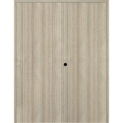 Optima 2U Paneled Manufactured Wood Double Standart Door
