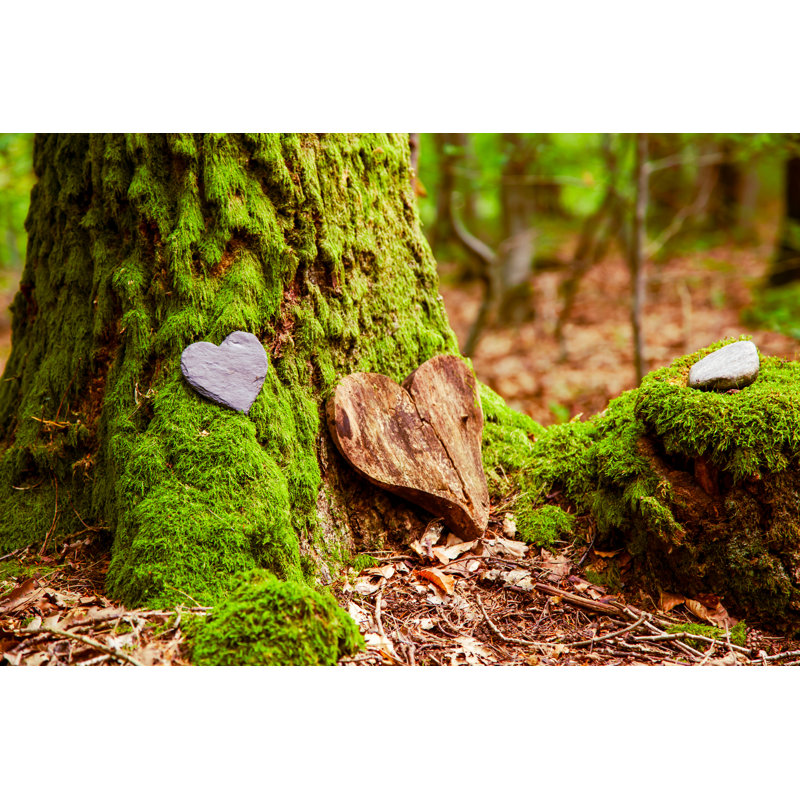 Funeral Heart Sympathy. by Imagesines - Wrapped Canvas Print, 30cm H x 46cm W