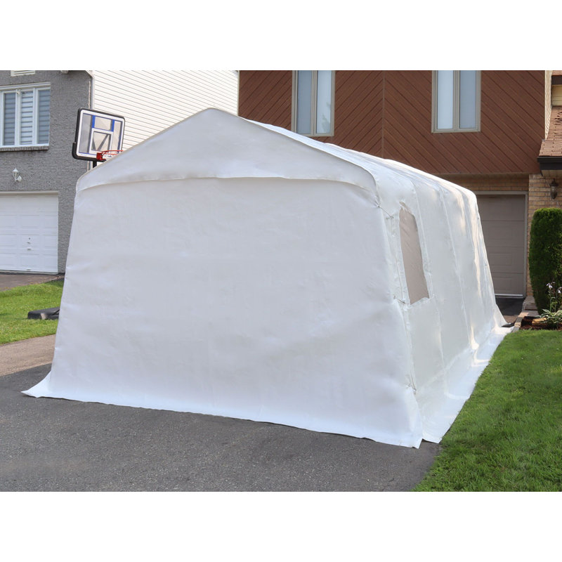 Abri pour voiture X 16 pi Blanc
