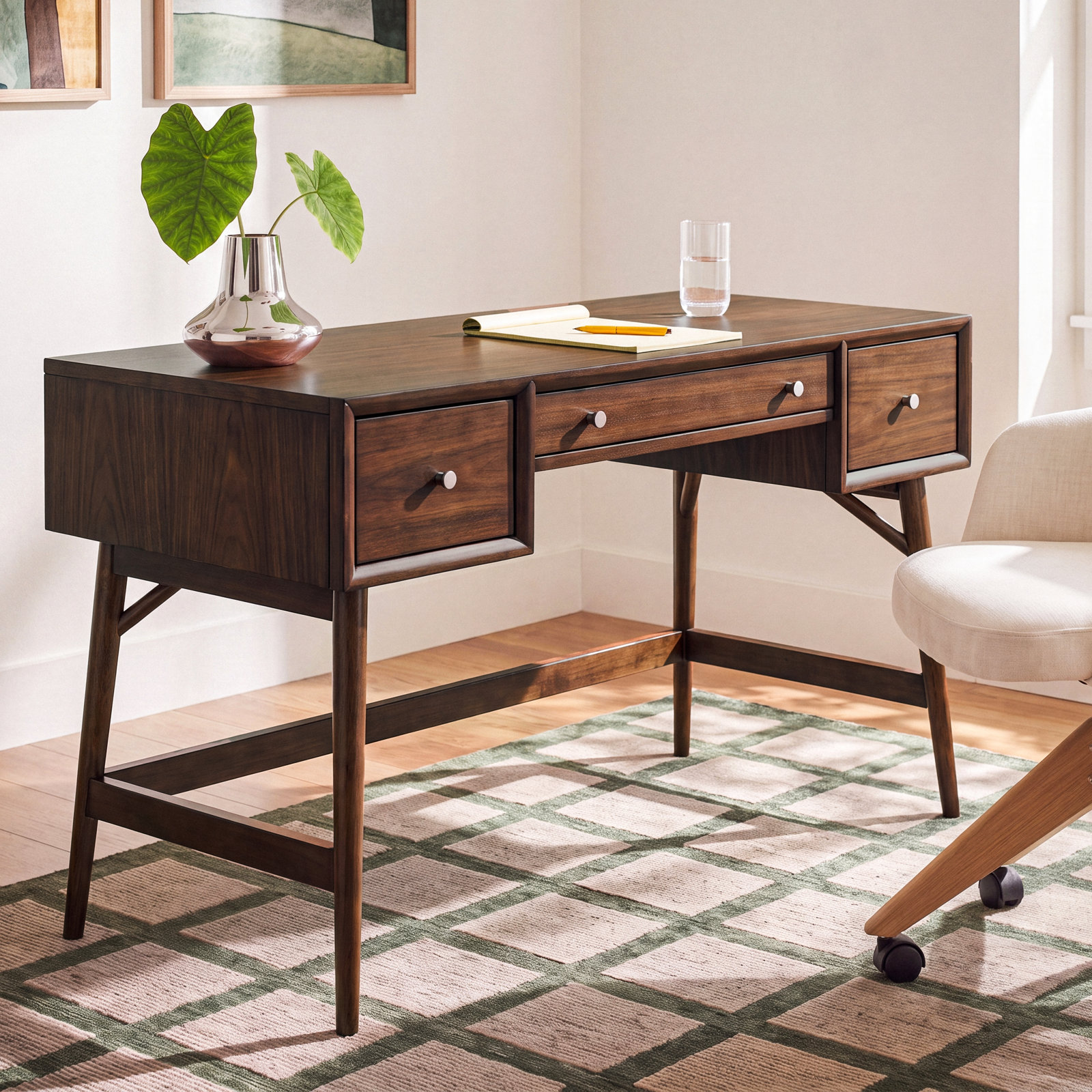 Norberg Desk, 30" H x 51.25" W x 24" D