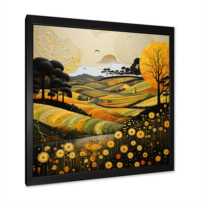 " Countryside Reverie Pointillism I "