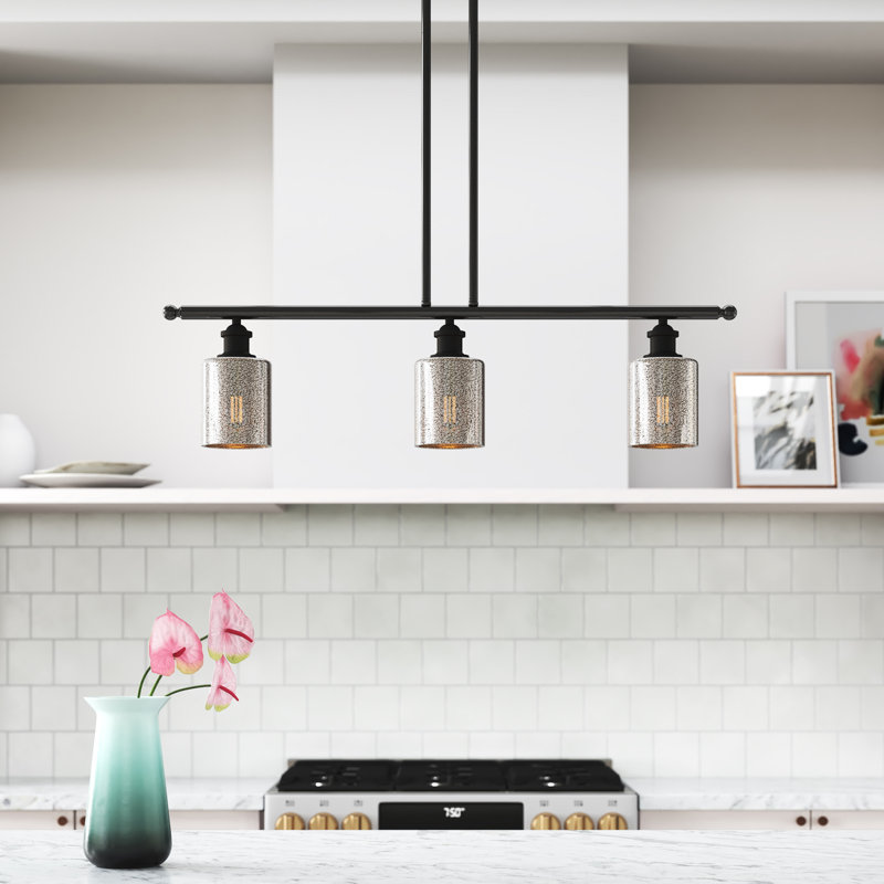 Leilani 3 - Light Kitchen Island Pendant, Oil Rubbed Bronze