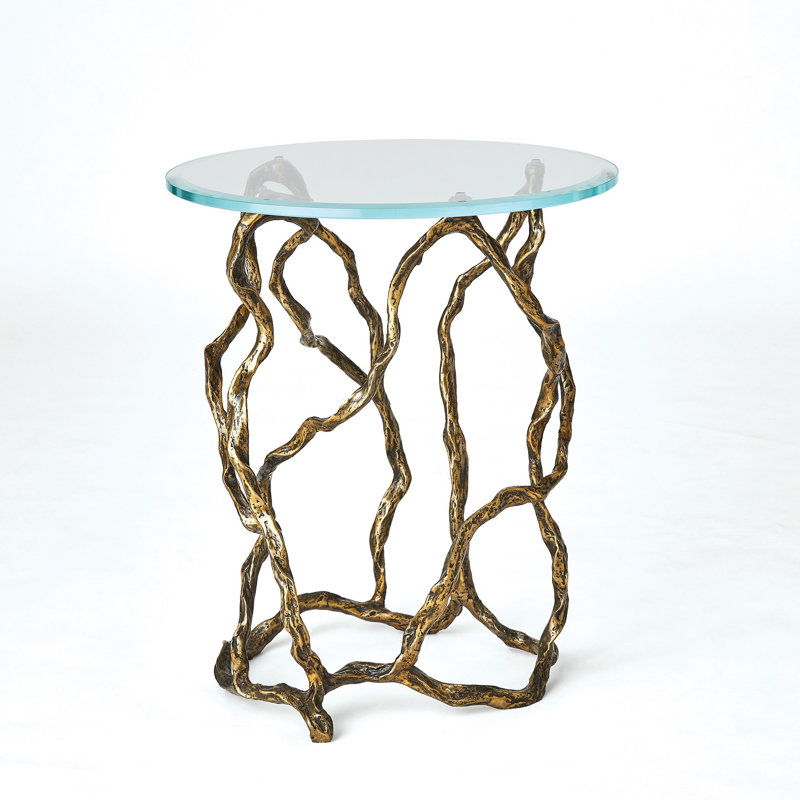 Glass End Table