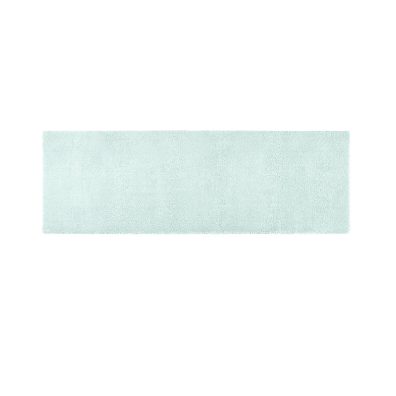 Tapis de bain rectangulaire à séchage rapide 24 x 72 po Marshmallow, L 72 po x l 24 po, Écume de mer, écume de mer