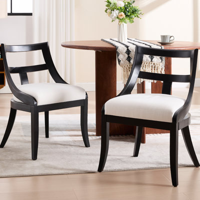 Solid Wood Upholstered Dining Chairs