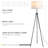 West Hewish 59.75'' Tripod Floor Lamp-1785639608