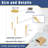 3-lights Bubble Crystal Chandelier Modern Entryway Chandelier Pendant Lights Kitchen Island for Foyer Hallway Gold
