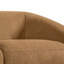 Causeuse Oliver avec accoudoirs ronds inclinés, Boucle brun doux 68 po-121545353