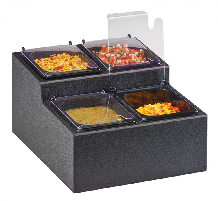 4 Section Condiment Station