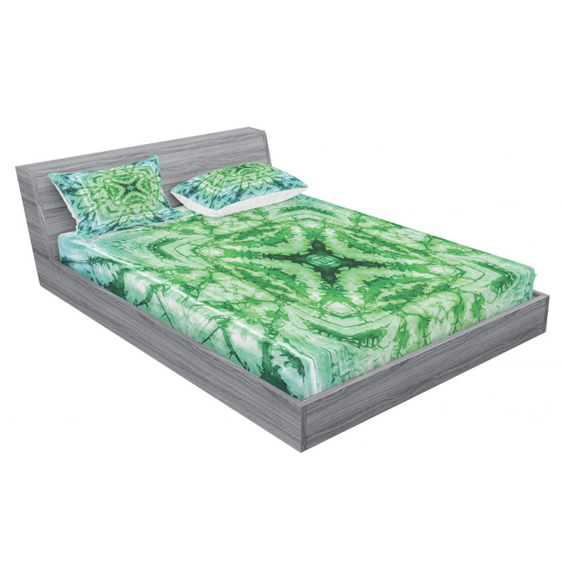 Microfiber Sheet Set, Queen Sheet Set with Fitted Sheet