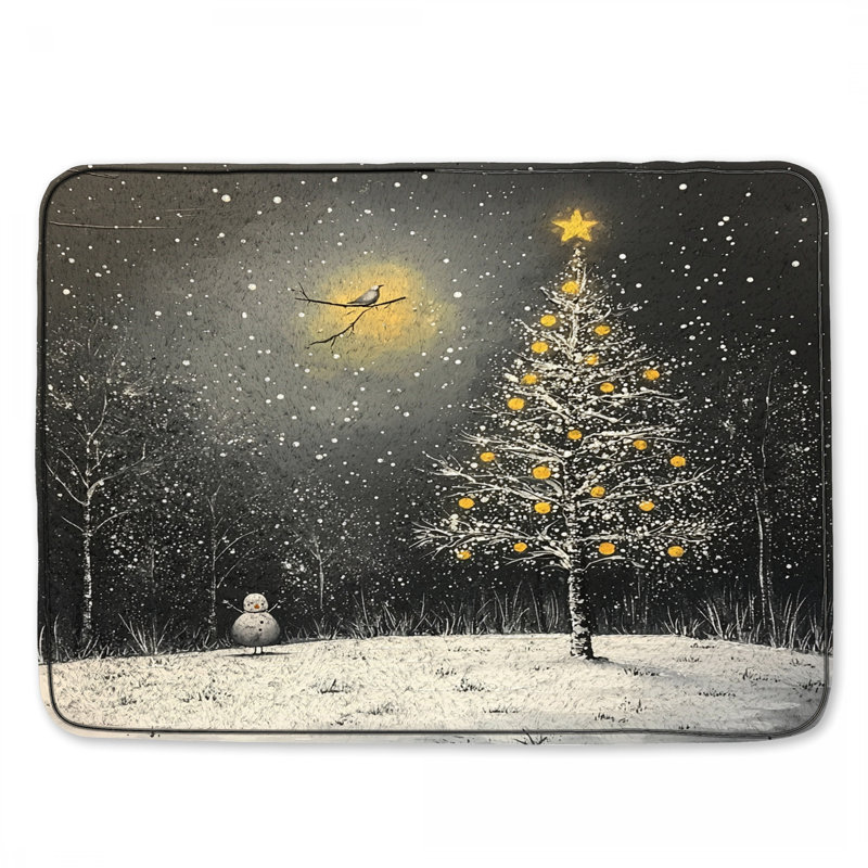 Tapis de Noël de Noël, L 24 po x L 17 po