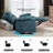 Wide Upholstered Swivel Rocker Recliner Chair-88086402