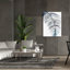  «Blue Feathered Palm 2» par Emma Scarvey, art mural sur toile, 40 po x 54 po-1886284709