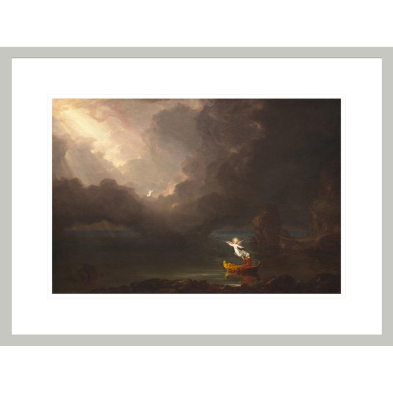 «The Voyage of Life: Old Age» par Thomas Cole, impression giclée sur cadre, 16.56" H x 21.75" W