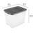 Sterilite Clear Plastic Stacking Storage Containers w/ Lid-98364550-98364546
