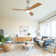 Bilon 52" Classic Wood Ceiling Fan with LED Light Kit, 3 Light Tone and 3 Fan Speed Remote Control