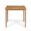 Table de bar d'extérieur rectangulaire en bois d'acacia minimaliste - finition teck-1011031625-1011031630