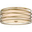 Amberlea 3-Light Light Gold Semi-Flush Mount Light