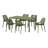 6-Person Outdoor Rectangular Dining Set-1192284671