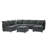Cheltenham 127"W Modern 8-Piece Extra-Wide Storage Sectional Sofa-128792357