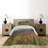 Flower Farmhouse / Country Polyester Coverlet