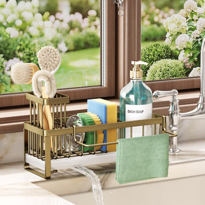 Adjustable Stainless Steel Sink Caddy