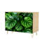 Buffet Buffet avec rangement Green Leaf avec 2 portes pour le salon et la cuisine