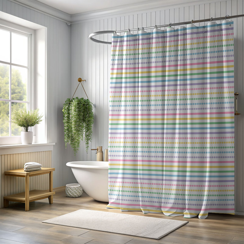 Rideau de douche Bunny, H 74 po x l 35 po
