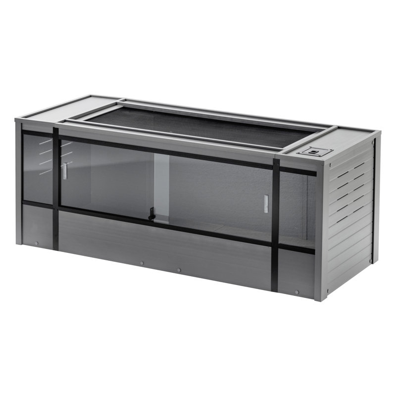 Très grand terrarium Deneishia, Gris, 112 gallons - H 22,8 po x l 60 po x P 24 po