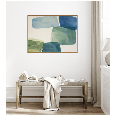 Coastal Calm No. 2 by Amy Lighthall Framed Canvas Wall Art Print
