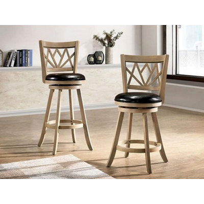 Riaan Swivel Upholstered Counter Stool