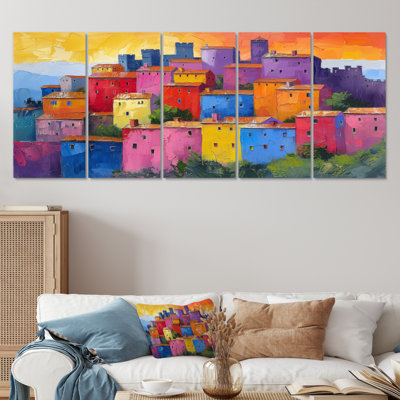 Yael - Castles Canvas Wall Art Set