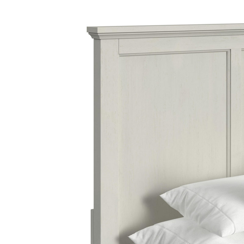 Ensemble de chambre à coucher avec rangement 3 pièces Daulton, Ivoire, Très grand