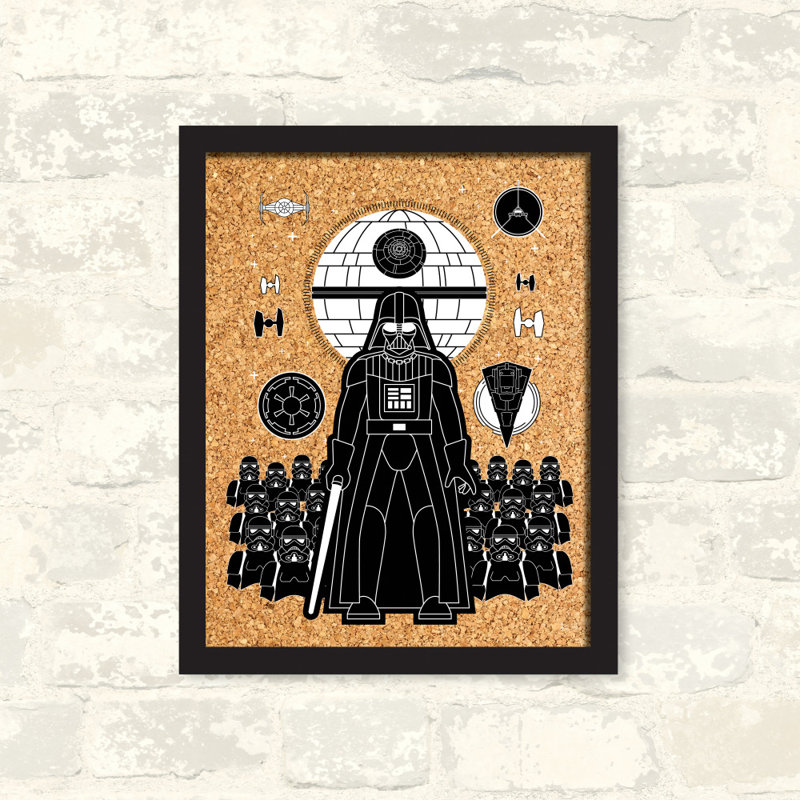 Panneau de liège mural Star Wars Darth Vader