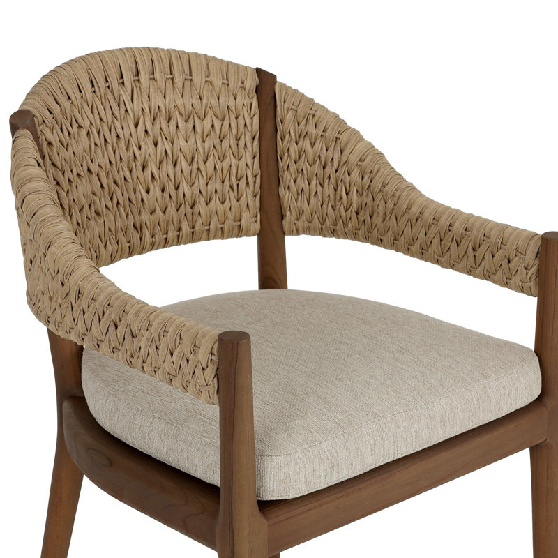 Atwood Outdoor Teak Dining Armchair