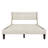 Queen Size Upholstered Platform Bed With Support Legs-1767500402