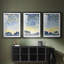 LANDSCAPES Series XLIV - Impression encadrée sur mesure de qualité supérieure - 3 pièces-1735791249-1735790959