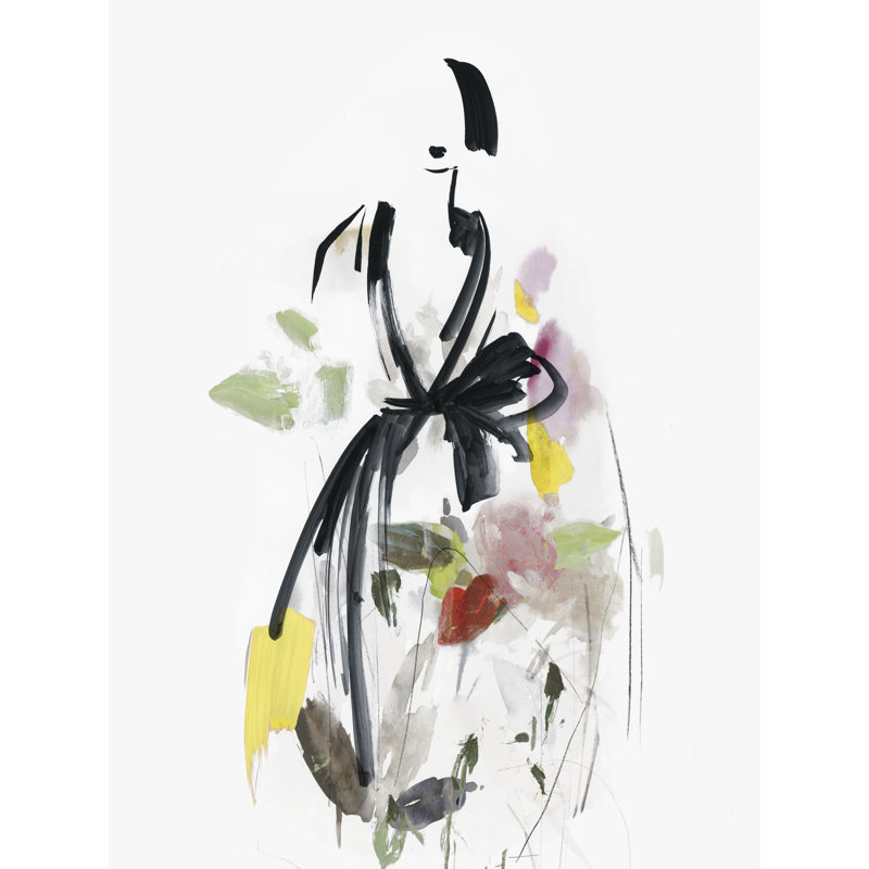 «Fashion Flowers I» par Aimee Wilson, H 16 po x l 12 po