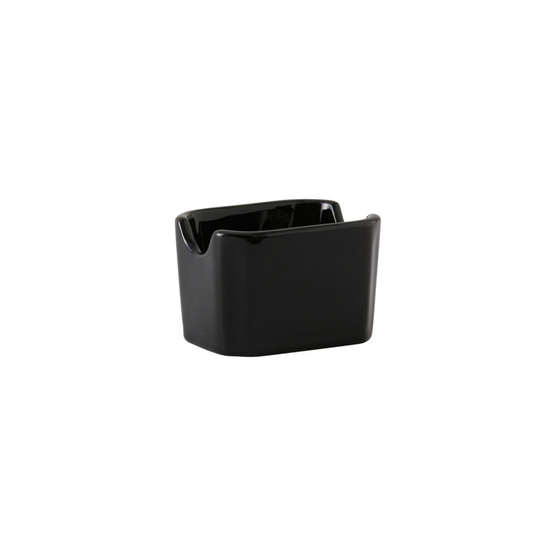 Plateau à sachets de sucre, Noir
