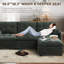 Canapé modulaire en chenille avec repose-pieds Cloud-1737286104