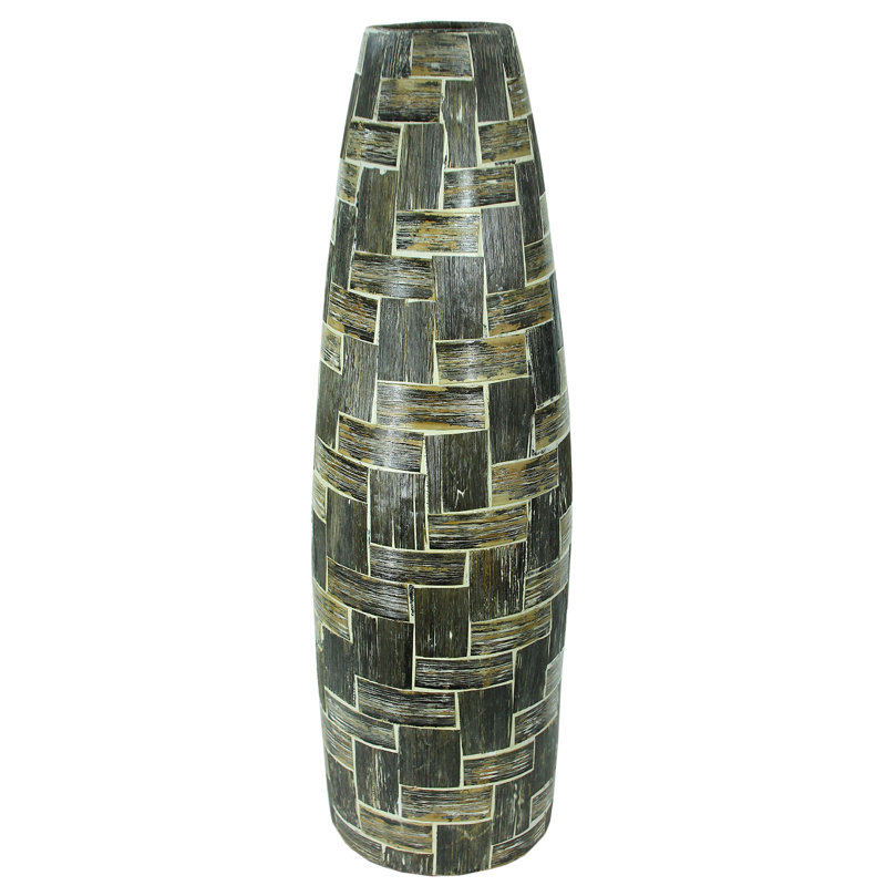vase de sol terre cuite Tereasa, H 23,62 x l 7,09 x P 7,09