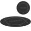 Tapis de poker rond de 24 pouces, plateau de table en caoutchouc antidérapant Texas Hold'em, tapis de table de poker portable résistant à l'eau avec sac de transport à surface lisse-106445809