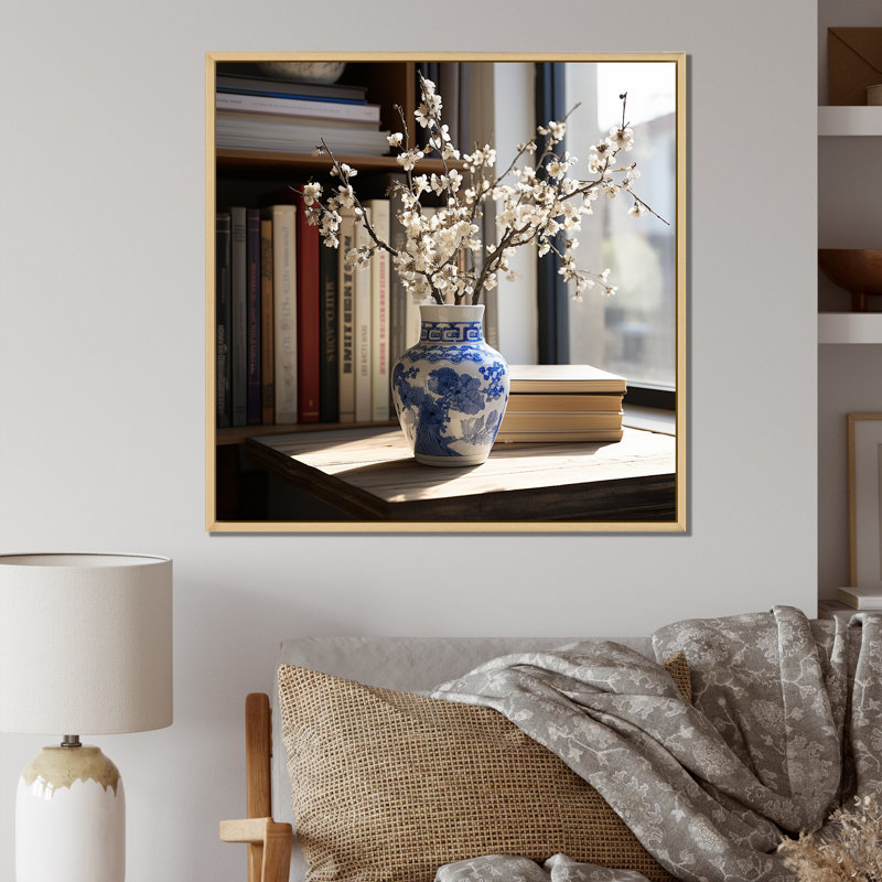 A Simple Soft Grey Bluebonnet I, reproduction d'art sur toile, Naturel, H 36 po x l 36 po x P 1,5 po