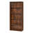 5 Tiers Narrow Bookshelf, 53 in Wooden Open Bookcase with Height-Adjustable Shelf, Freestanding Tall Display Storage Floor Bookcase Bookshelf for Library, Bedroom, Living Room, Office, Brown