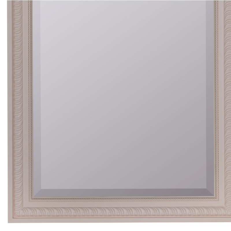 Clarence Beveled Mirror, 36" x 24", Pink