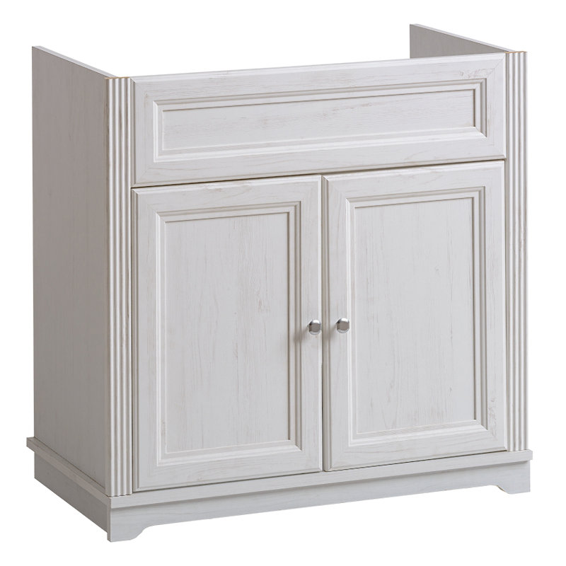 Clint 800mm Free-standing Single Vanity Unit, 18cm H x 60cm W x 46cm D