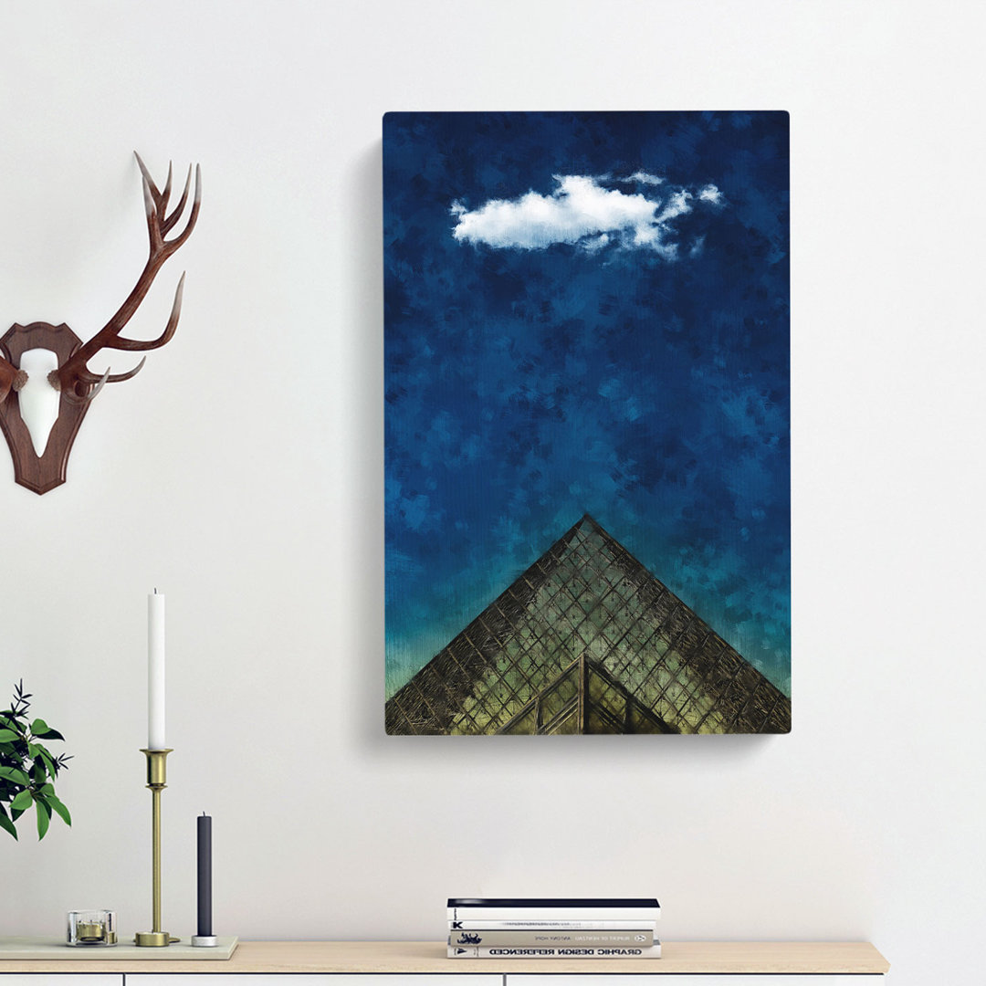 The Louvre Museum In Paris France - Wrapped Canvas