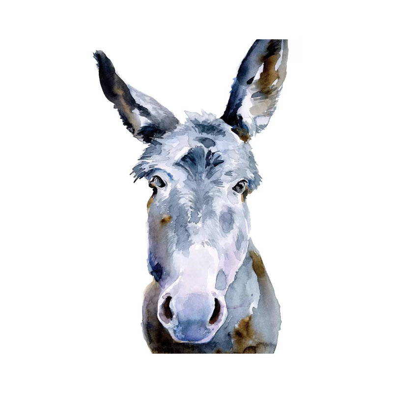 Sweet Donkey II by Jennifer Paxton Parker - Wrapped Canvas Print, 101.6cm H x 66.04cm W