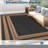 Outdoor Rug 9x18 ft Waterproof Mat Reversible Outdoor Plastic Straw Rug Patio Rugs Camping Rugs Portable Outdoor Mat for RV Porch Balcony Backyard Picnic Beach Brown Panel-1160470090-1160470087